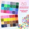 JOLCEEY 52000pcs Nail Art Rhinestones 3mm Bedazzling Kit Flat Back
