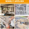 Electric Drill Compatible PVC Pipe Threader Kit with Various Die