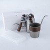 SOUUXIU Titanium Coffee Pot 300ml Folding Handle Gooseneck with Spout