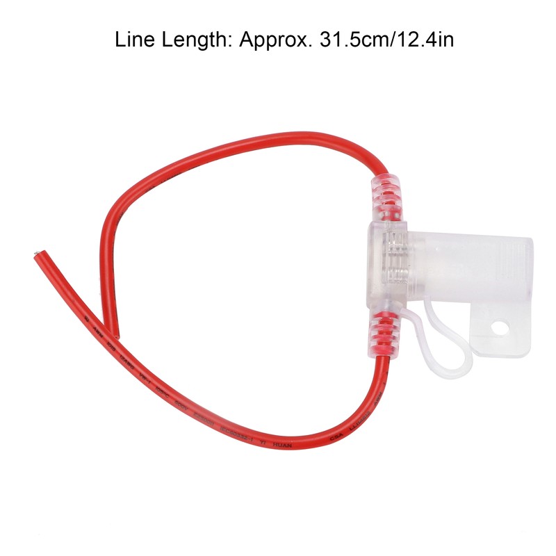 Fuse Holder with T3 Manual Reset Fuse Wire 25Amp 12AWG