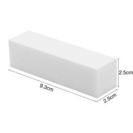Red Ember 10 Pcs Professional Nail Buffer Block | Nail File Sanding Block 4 Way Nail Buffering Manicure Pedicure Tools Nail Files and Buffers for Manicure Tool Kit/Set (White)