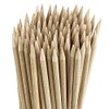 Wooden kebab skewers, wooden skewers, barbecue skewers, 20 cm long,