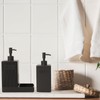 Karisky Soap Dispenser with Tray, 2 Pack Ceramic Dish and