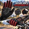 Motorcycle Riding Gloves for Men and Women – Touchscreen, Water-Resistant