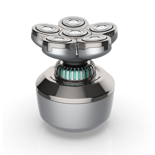 5-in-1 Electric Shaver Set with 6 Blade Head, Nose Trimmer,