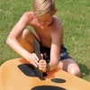 Surfboard SUP Fins Replacement with Base Universal Detachable Center Fin