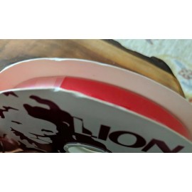 LION Embassy # 3 Red Velvet Weather Resistant Ribbon 5/8" Wide 25 yards VTG