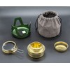 Famgee Outdoor Mini Portable Alcohol Stove Burner for Backpacking Hiking