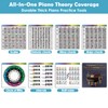 Enjoyard Piano Theory Cheat Sheets - 7 Large 30x30cm Piano