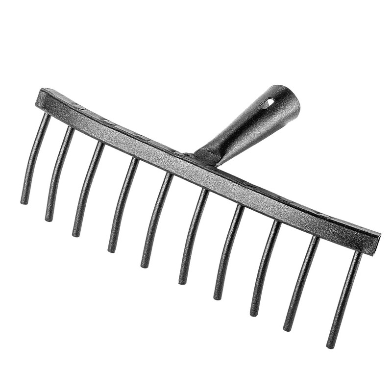 KADAX Steel Garden Rake, Stone Rake, Garden Rake without Handle,