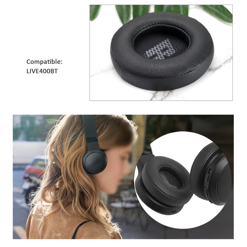 1 Pair Ear Pads Replacement for JBL Live 400BT Protein