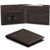RUNBOX Wallet for Men,Mens Wallet,Slim Leather Bifold,RFID Blocking 8 Slots