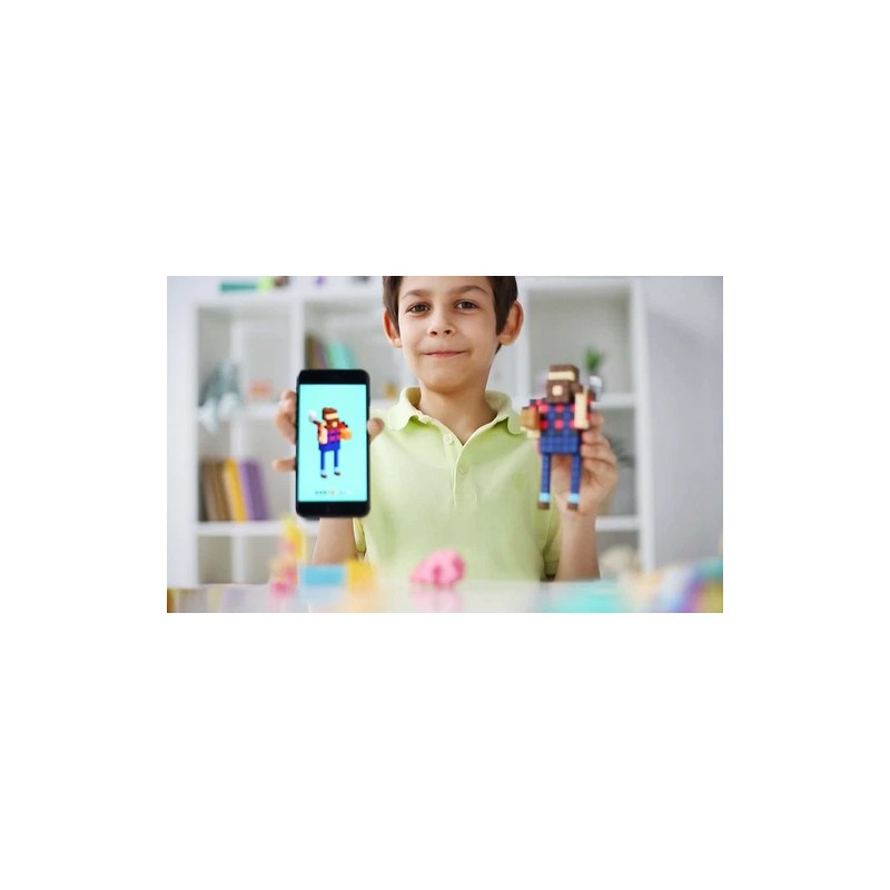 PIXIO-100 Magnetic Blocks in 6 Colors +Free App