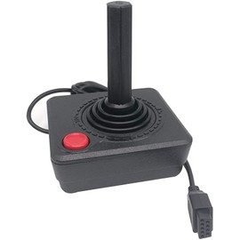 CHILDMORY Controller 2pcs Black Retro Classic Gamepad Joysticks for Atari 2600 System Console