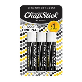 ChapStick Classic Original - Tubos de bálsamo labial, cuidado de labios, 0.15 onzas (paquete de 3)