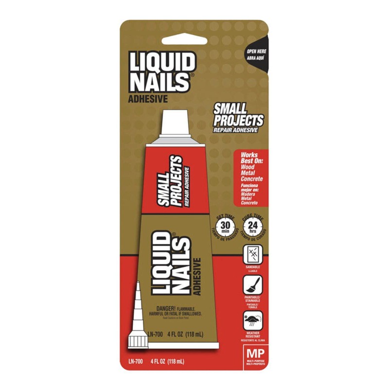 Liquid Nails Small Projects High Strength Latex Adhesive 4 oz.