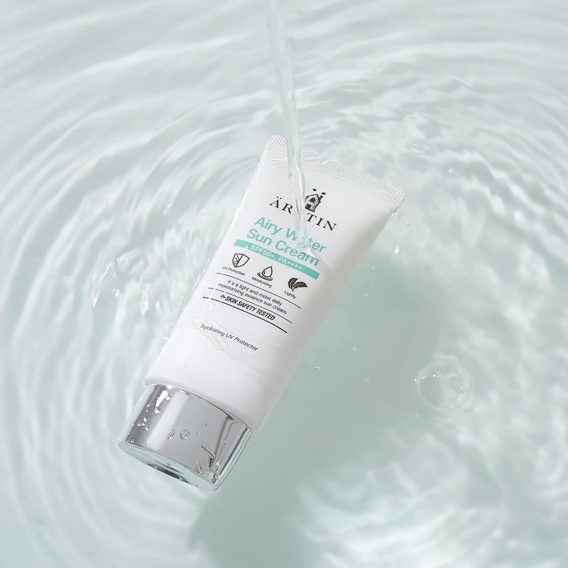 Airy Water SUN Cream SPF50+, PA++++, Lotion Type, NO Whitecast