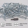 SKIR'CO (100 pcs) Zinc Plated Steel Wood Screws 3.5 x