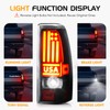 Bomusou LED Tail Light + 3rd Brake Light Kit Fit