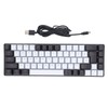 Membrane Gaming Keyboard 68 Keys RGB Backlit Ergonomic USB Interface
