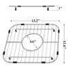 Orgneas Sink Protectors for Kitchen Sink, Universal Double Bowl Sink