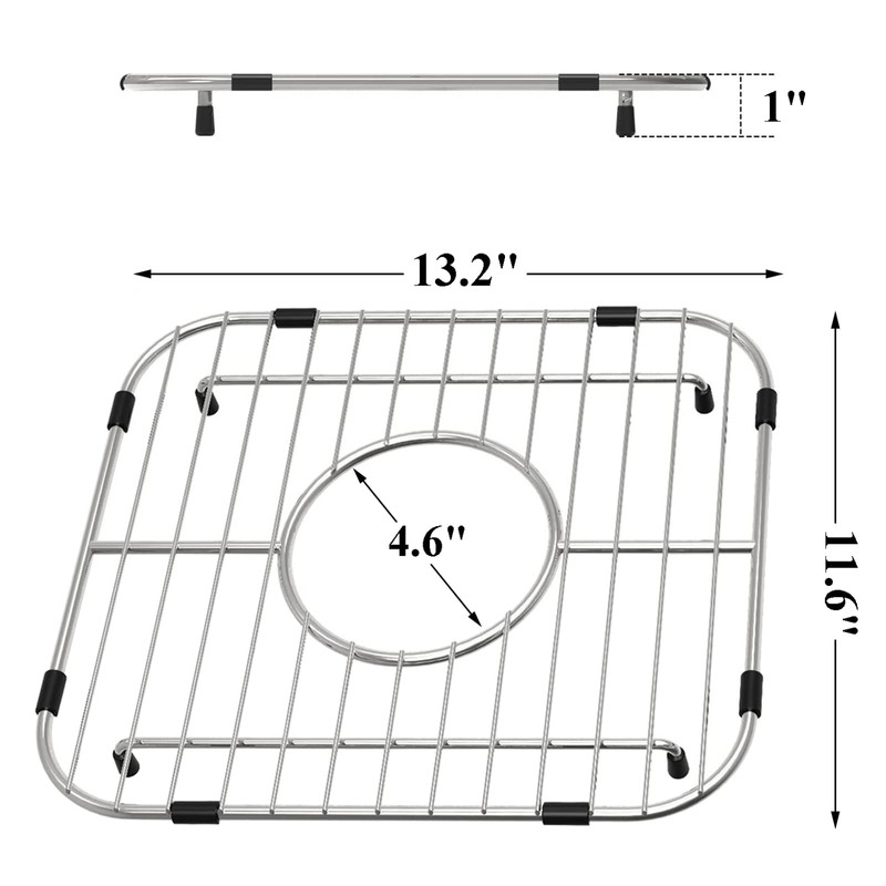 Orgneas Sink Protectors for Kitchen Sink, Universal Double Bowl Sink