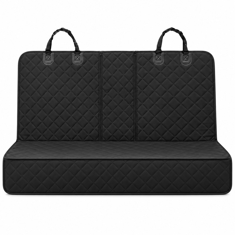 Waterproof Dog Car Seat Cover for Back Seat – Black