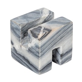 Creative Co-Op Contemporary Marble Cookbook Stand, Grey