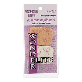 Wonder Elite Dual Tone Rectangular Sponges 2 Count
