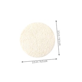 FOMIYES 15pcs Face Loofah Scrub Pads Exfoliating Loofah Cleansing Pad Facial Scrubber Replacement Exfoliating Pads Facial Scrubbers