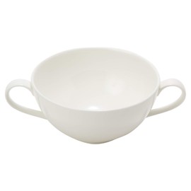 NARUMI(ナルミ) Cup and Saucer Sense Plain White 260cc Bouillon 51799-2913