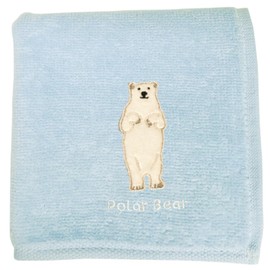 World Shoji 109417 Handkerchief, Animal Handkerchief, Polar Bear