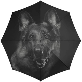 Automatic Umbrella Black Dog, multicoloured