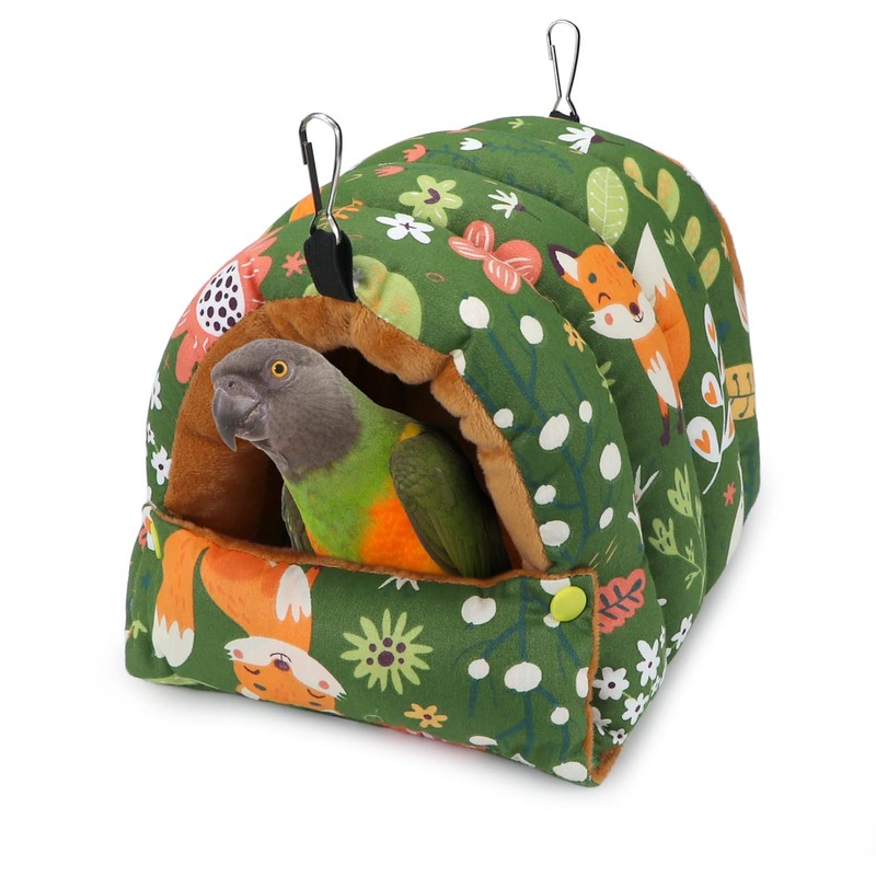 Wontee Bird Nest House Winter Warm Snuggle Hut Bird Bed