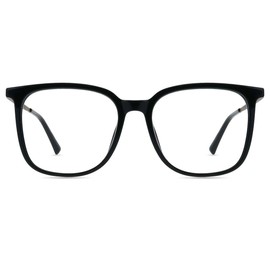 Firmoo Blue Light Blocking Glasses for Men/Women, Black Square Computer Eyewear Anti Eye Strain Glasses