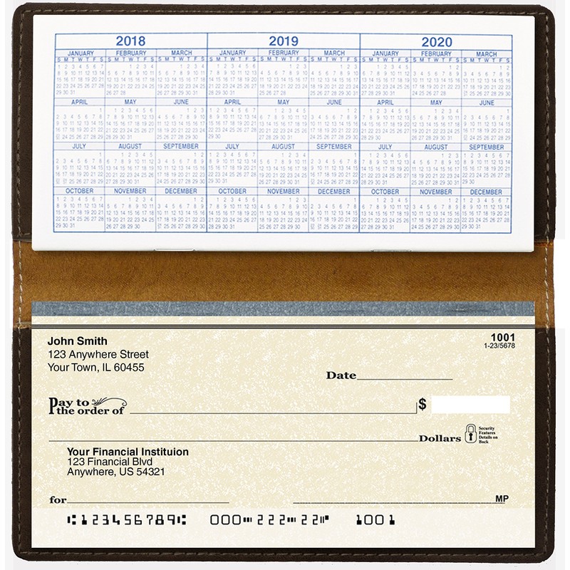 Make A Wish Laser Engraved Leatherette Checkbook Cover