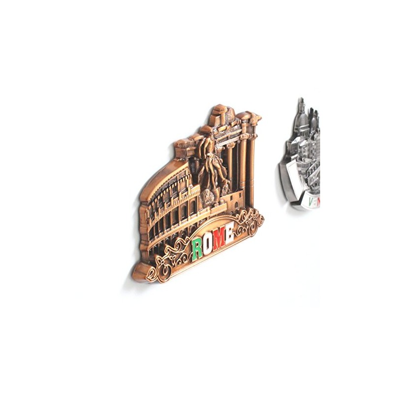 Rome (Italy) - 3D Metal Fridge Magnet for Kitchen Refrigerator