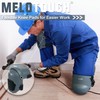 MELOTOUGH Knee Pads for Work,Construction,Flooring,Gardening-Comfortable and Flexible(Gray)