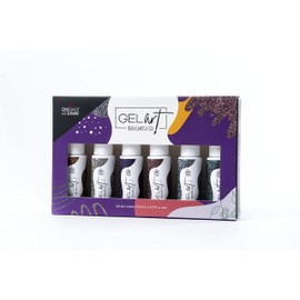 ONE SHOT LACCOVER - GEL ART DIAMOND COLLECTION, Gel Painting Para Diseño de Uñas, 6 Tonos Distintos de 8 mL. c/u.…