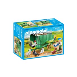 Playmobil 70138 Country Mobile Chicken House, Multi-Coloured