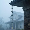 Rain Chain Gutter Downspout Catcher Outside Water Diverter Decorative Garden