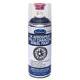 Eastwood 2K Catalyzed Aerospray Long Lasting Charcoal Gray Rally Wheel Urethane Paint 11.9 oz