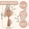 BEUNITONE 4 Set DIY Makramee Eulen Wand hängende Set für