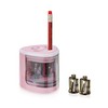 Peach PO102 Electric Universal Pencil Sharpener, Incl. Replacement Parts, for