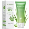 Aloderma Pure Aloe Vera Gel - Soothes and Hydrates Dry, Itchy, or Irritated Skin great for Acne, Dandruff, Sunburn, Rashes (45g)                      
