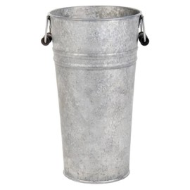 Fallen Fruits OZ33 Large Old Zinc Vase, Silver, Number: 1 Item, 18.600000000000001 x 16.399999999999999 x 30 cm