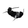Handmade Black & Silver Horns Headband
