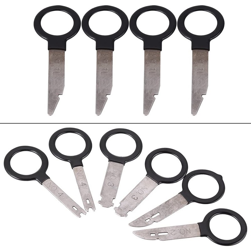 Qiilu Universal Removal Tool, 20 Pieces Universal Car Audio Stereo