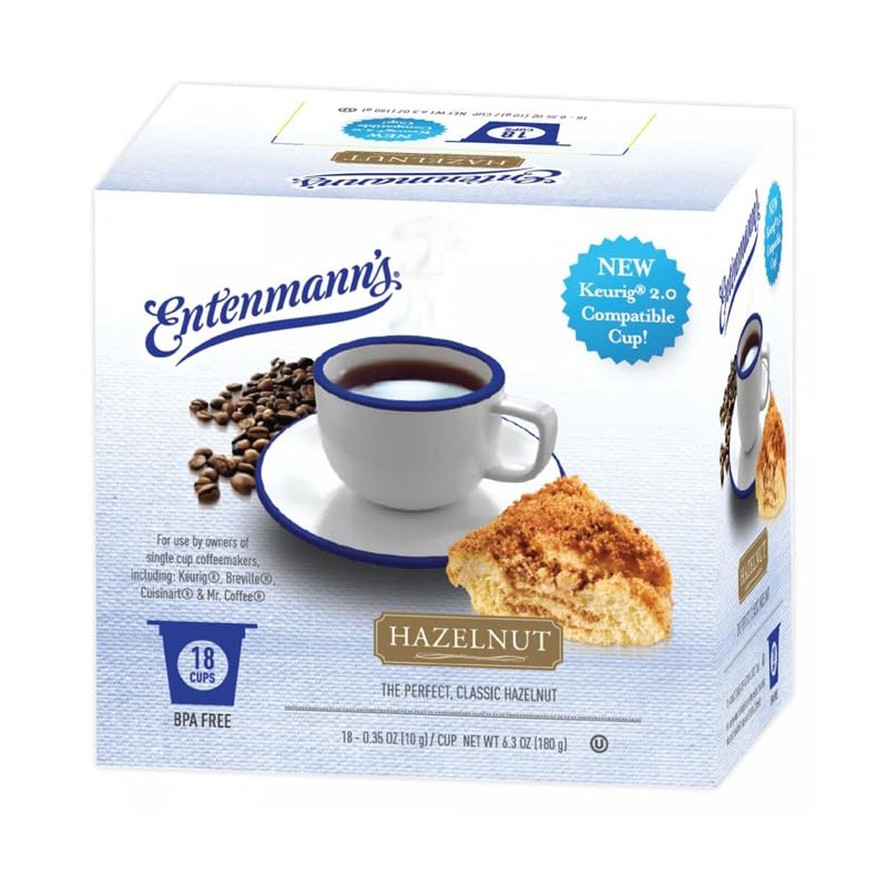 Entenmann's Single Serve Coffee, 4/18 count boxes (72 total) (Assortment)