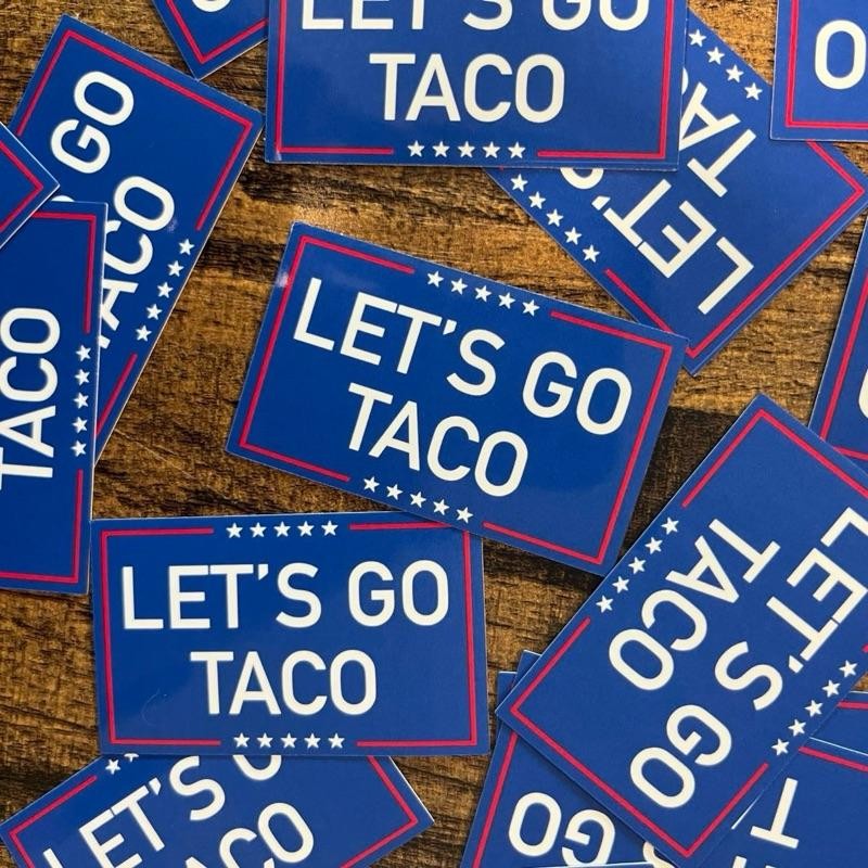 LETS GO TACO Vinyl Stickers:_Pack of 5